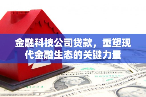 嘉陵金融科技公司贷款，重塑现代金融生态的关键力量